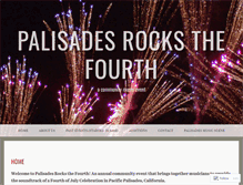 Tablet Screenshot of palisadesrocksthefourth.org